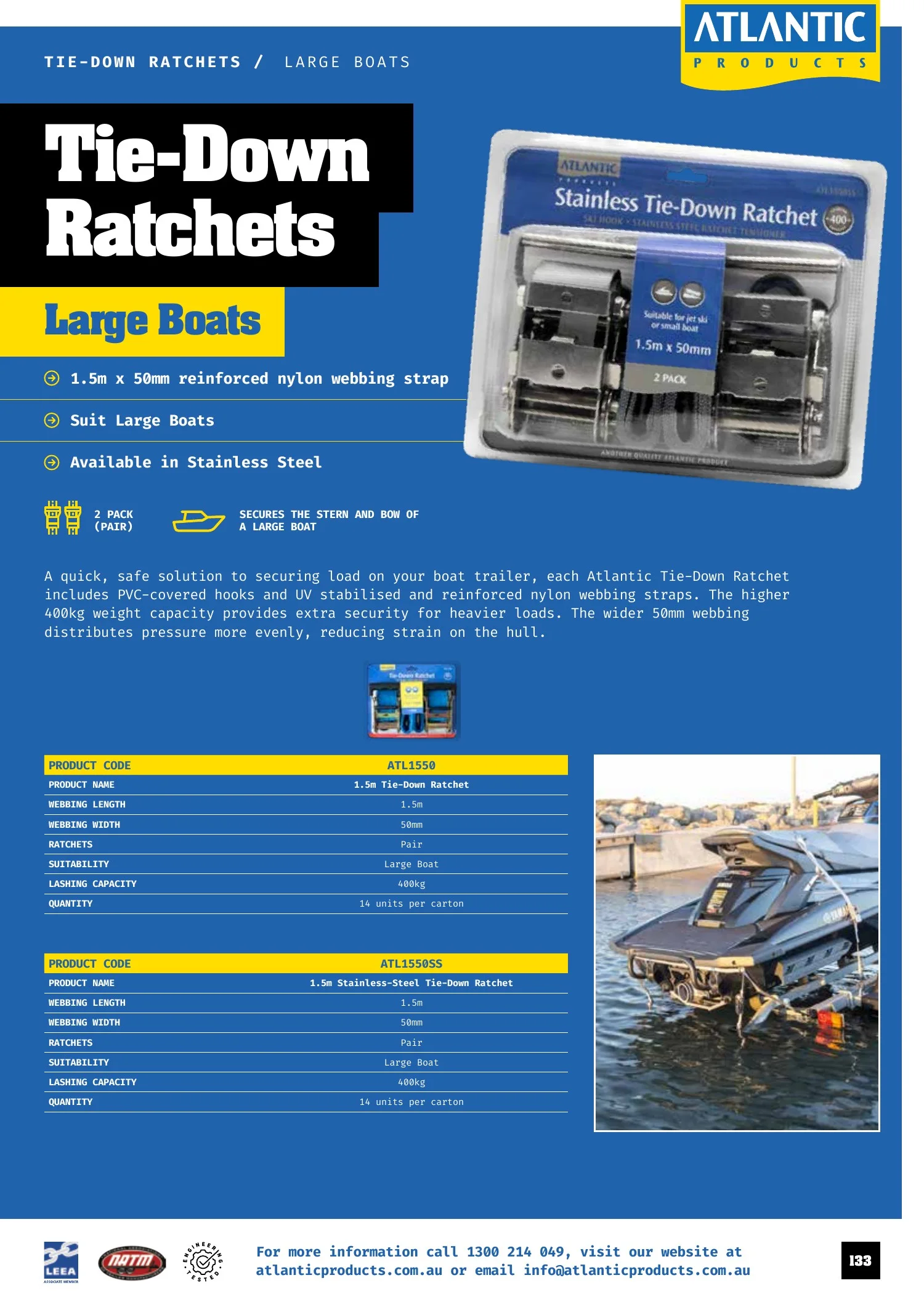 Atlantic Products catalogue, page 133