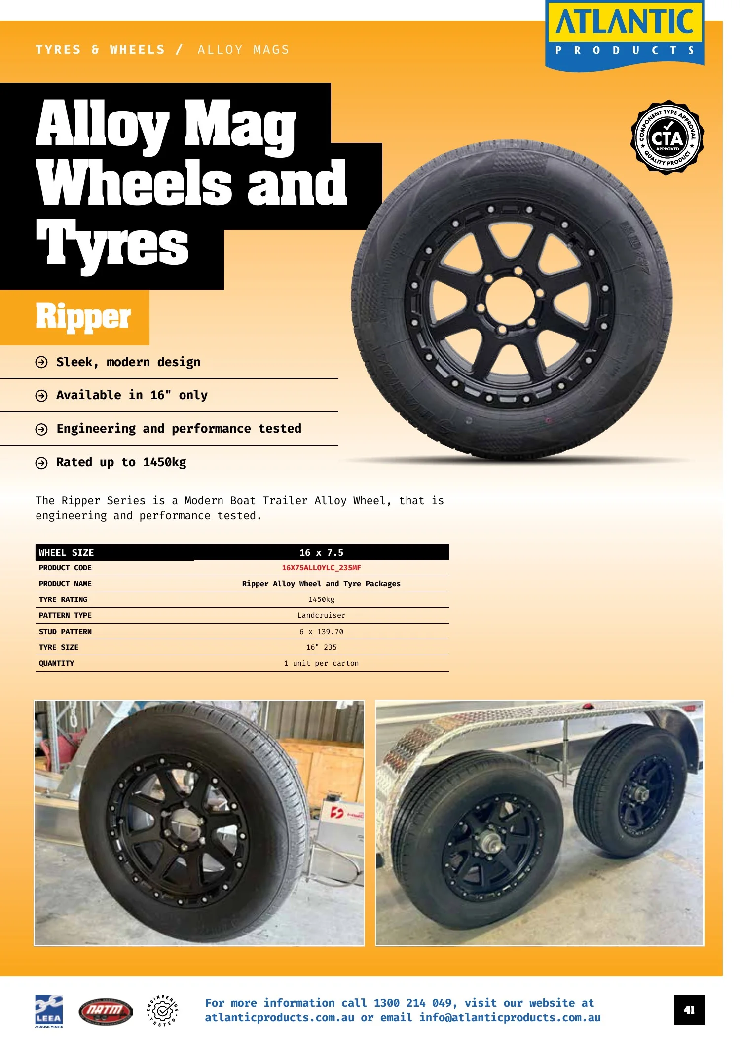 Atlantic Products catalogue, page 41