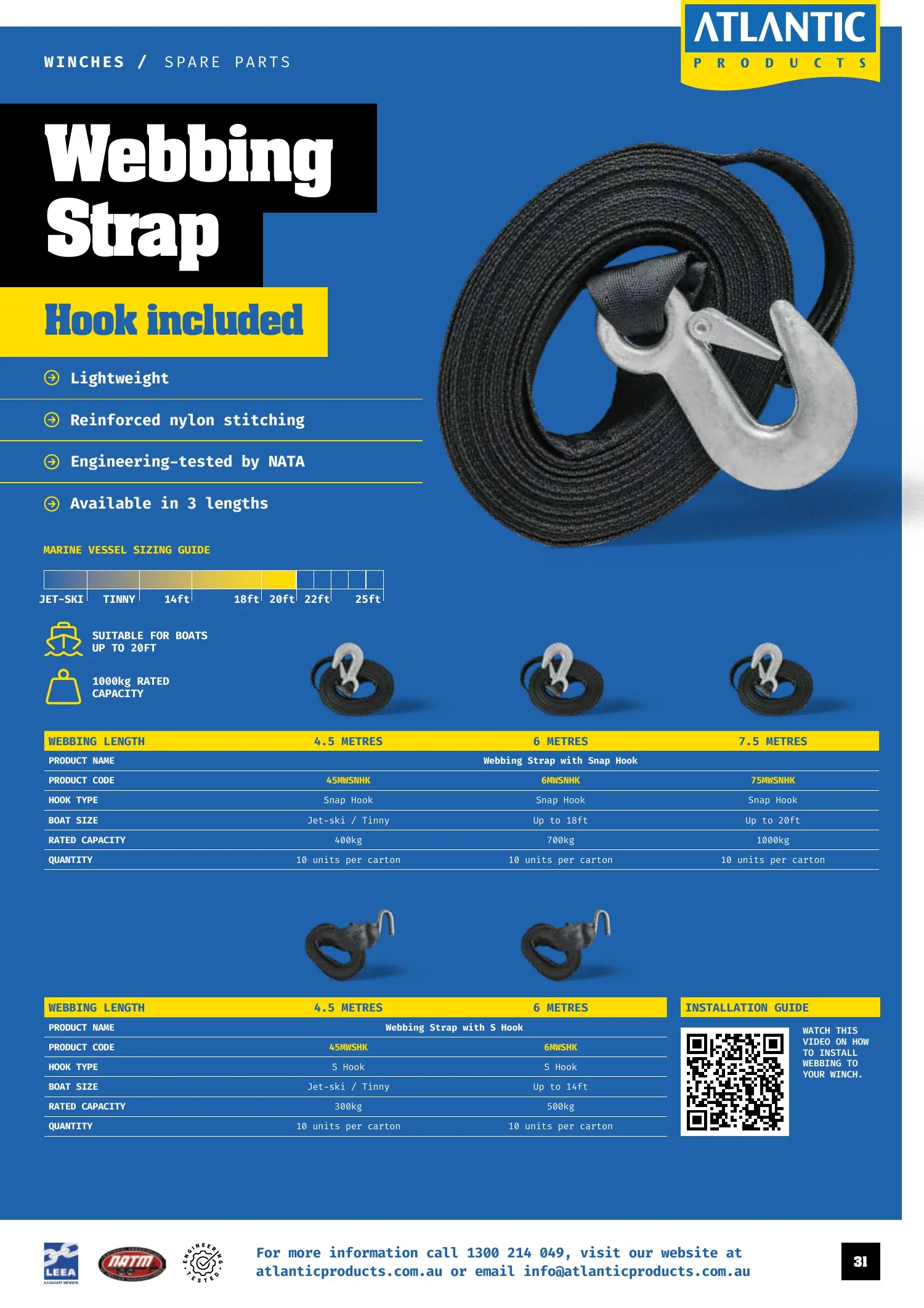 Atlantic Products catalogue, page 31