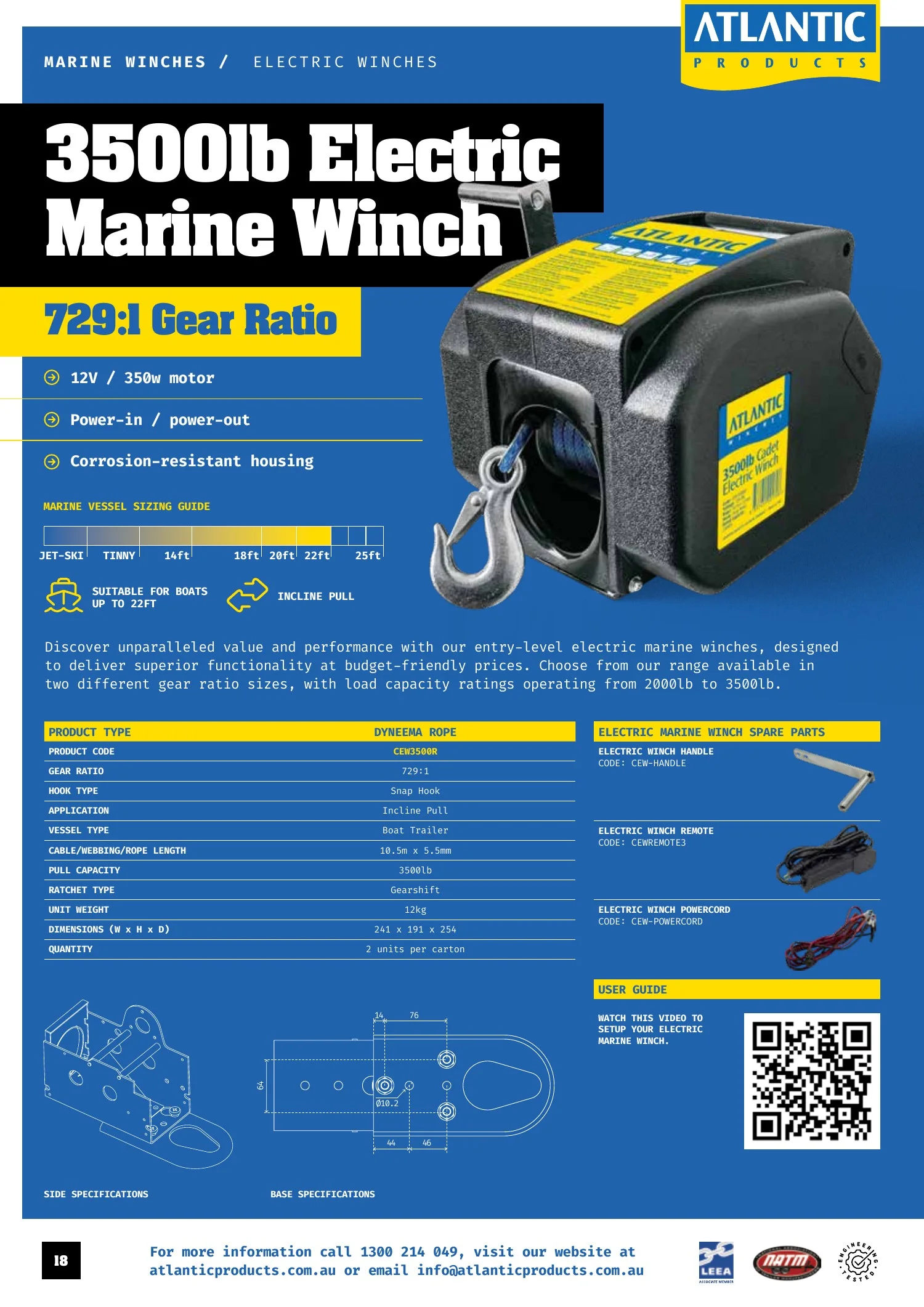 Atlantic Products catalogue, page 18