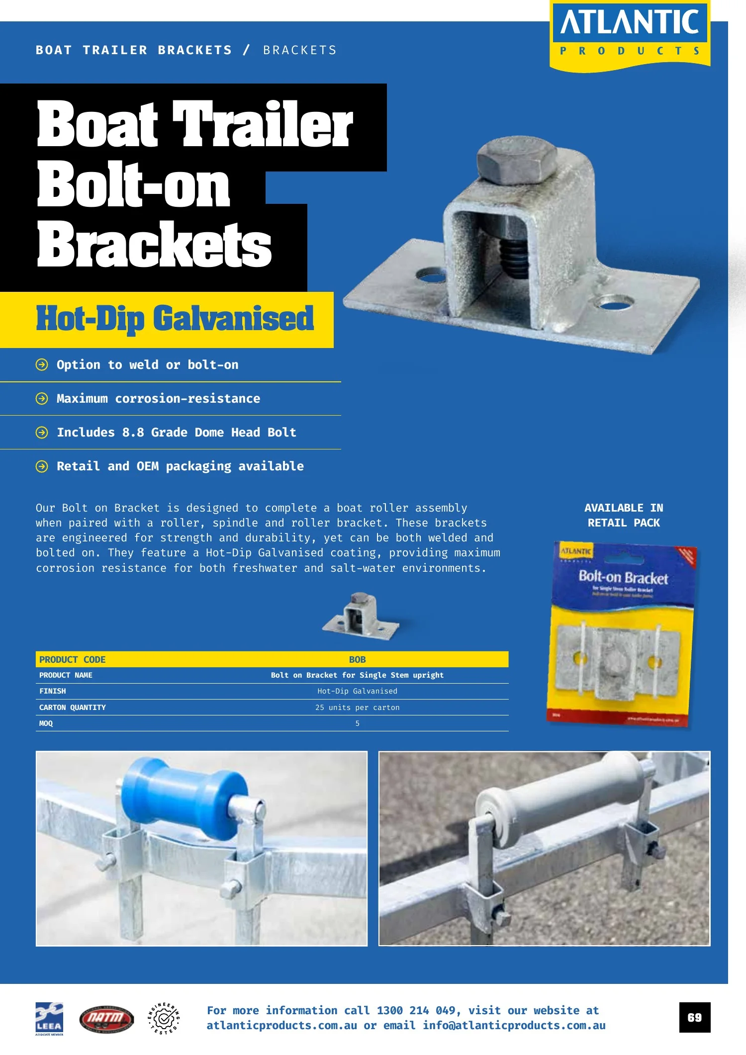 Atlantic Products catalogue, page 69