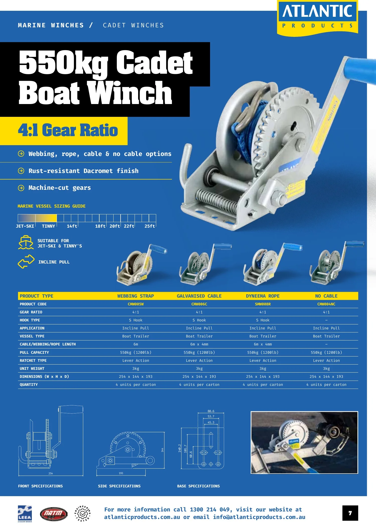 Atlantic Products catalogue, page 7