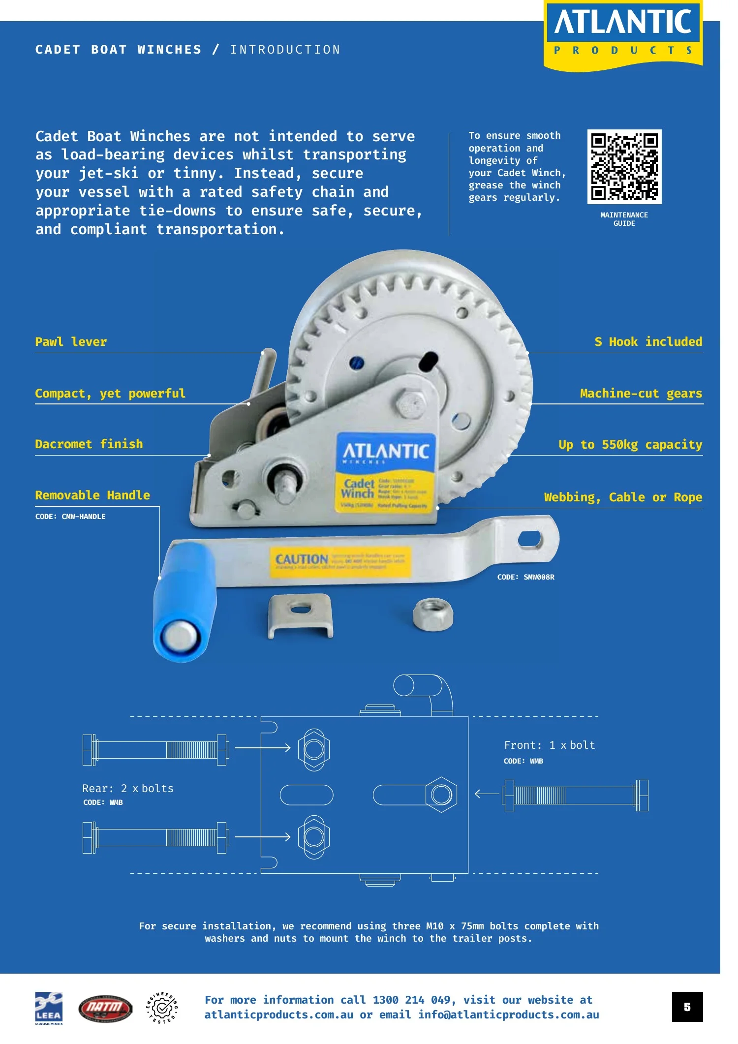 Atlantic Products catalogue, page 5