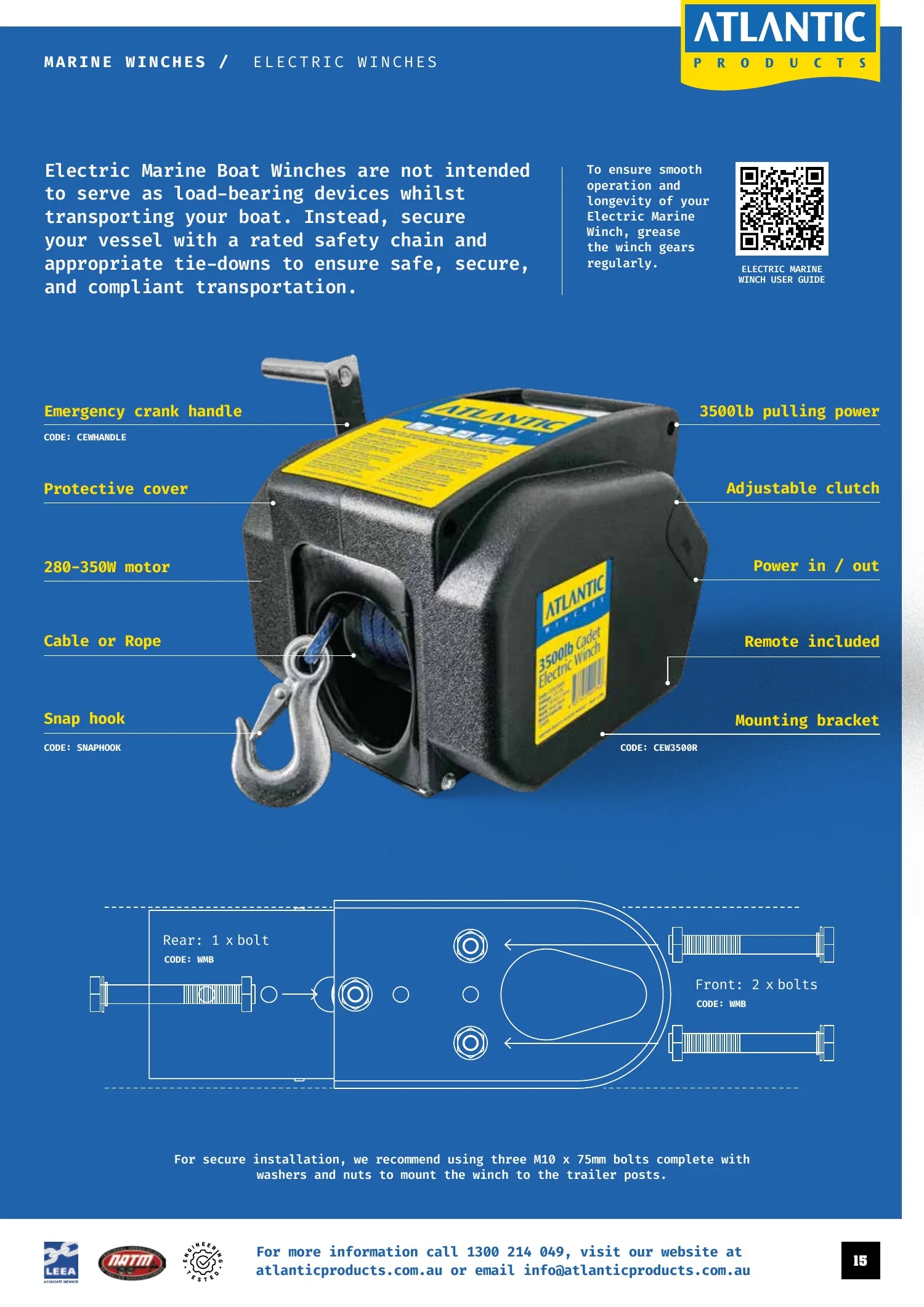 Atlantic Products catalogue, page 15