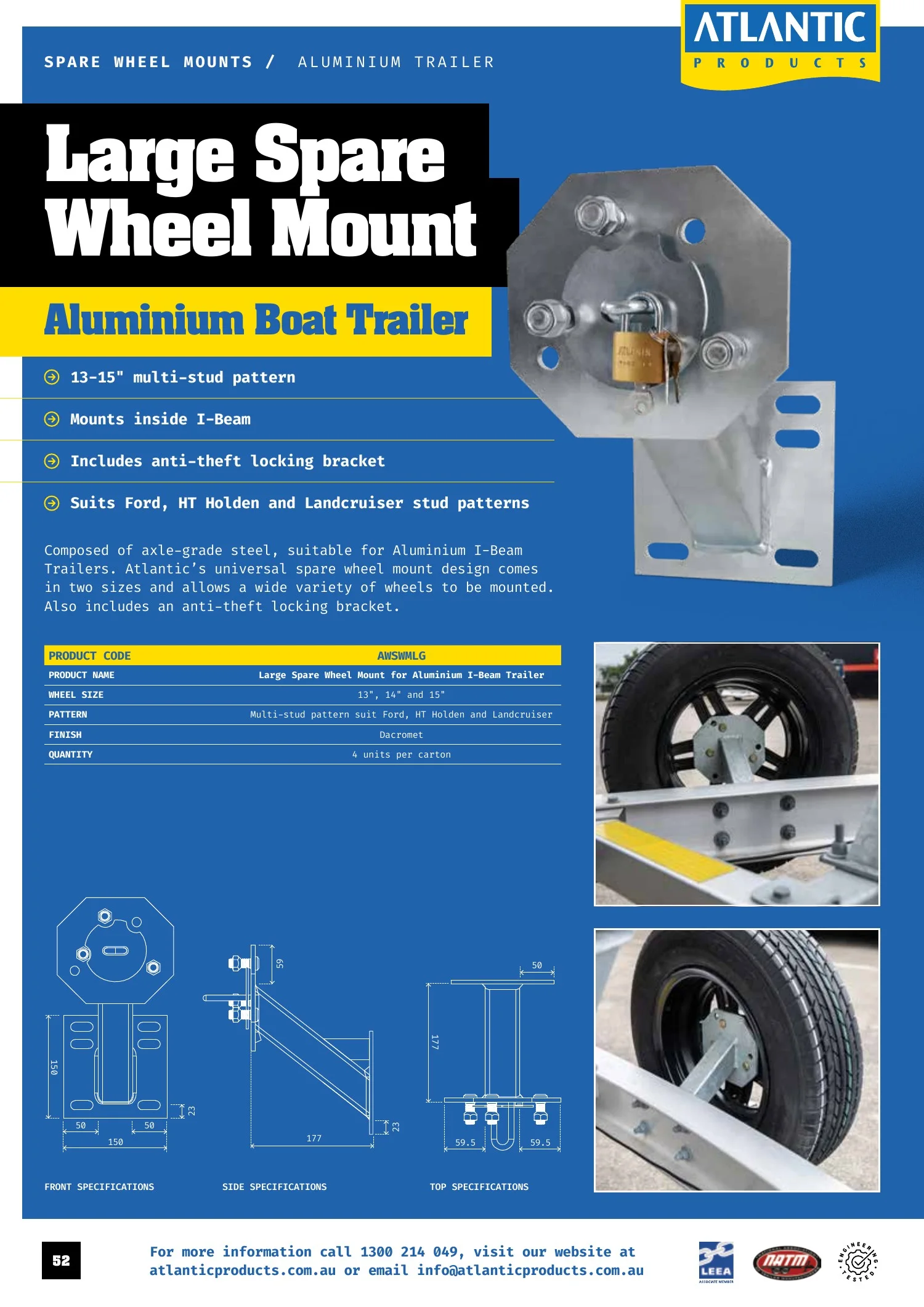 Atlantic Products catalogue, page 51
