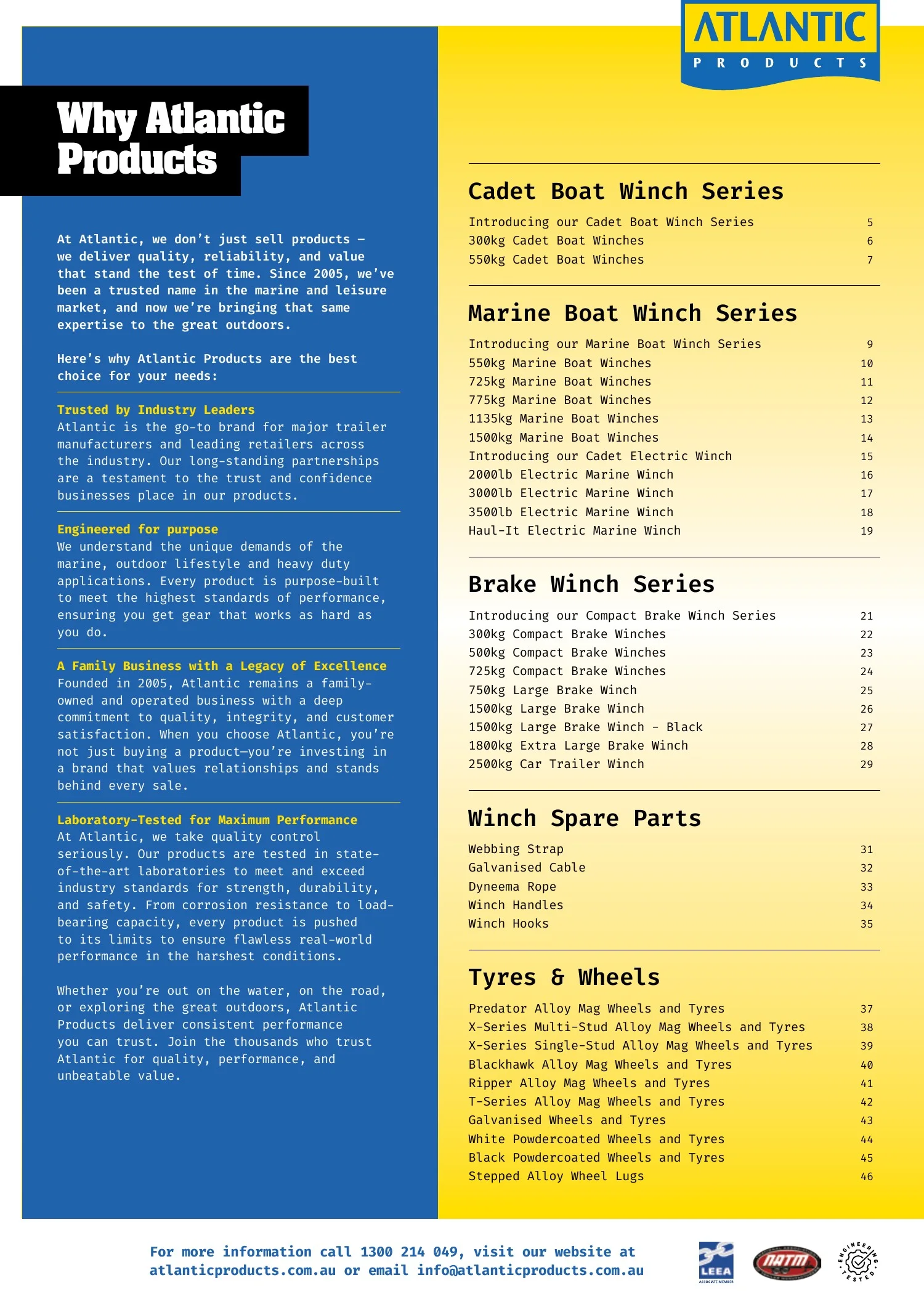 Atlantic Products catalogue, page 2