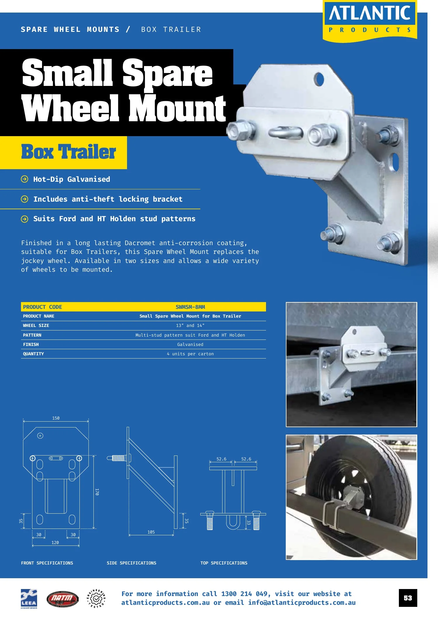Atlantic Products catalogue, page 53