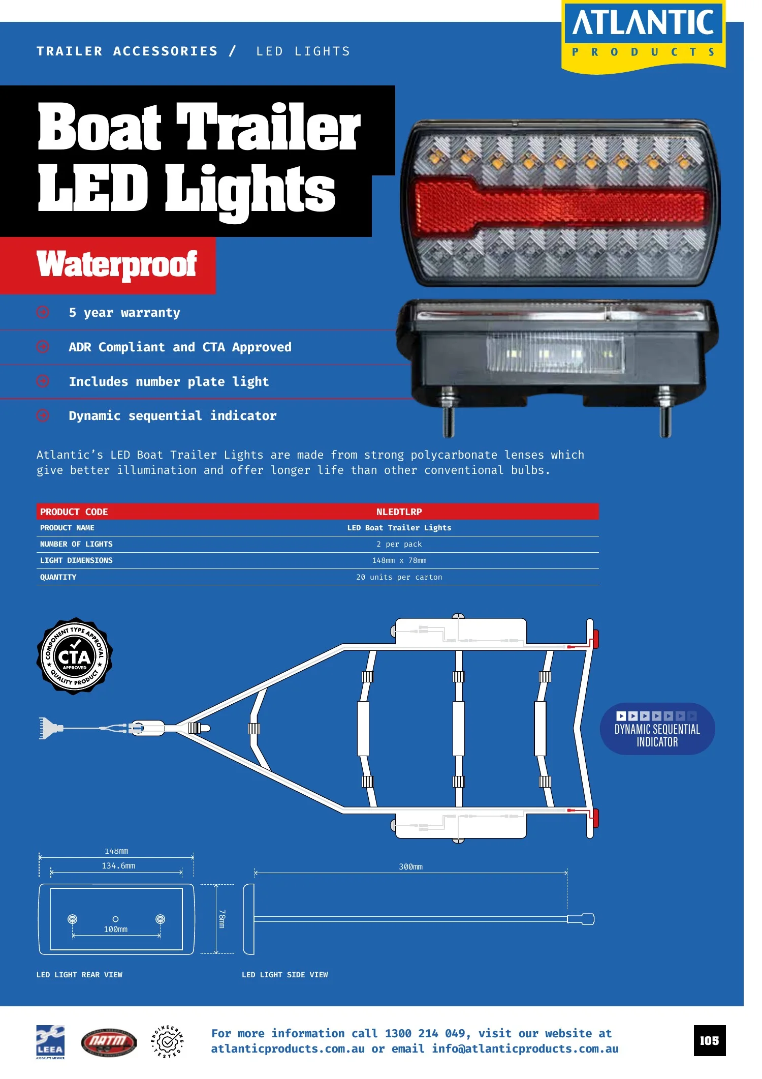 Atlantic Products catalogue, page 105