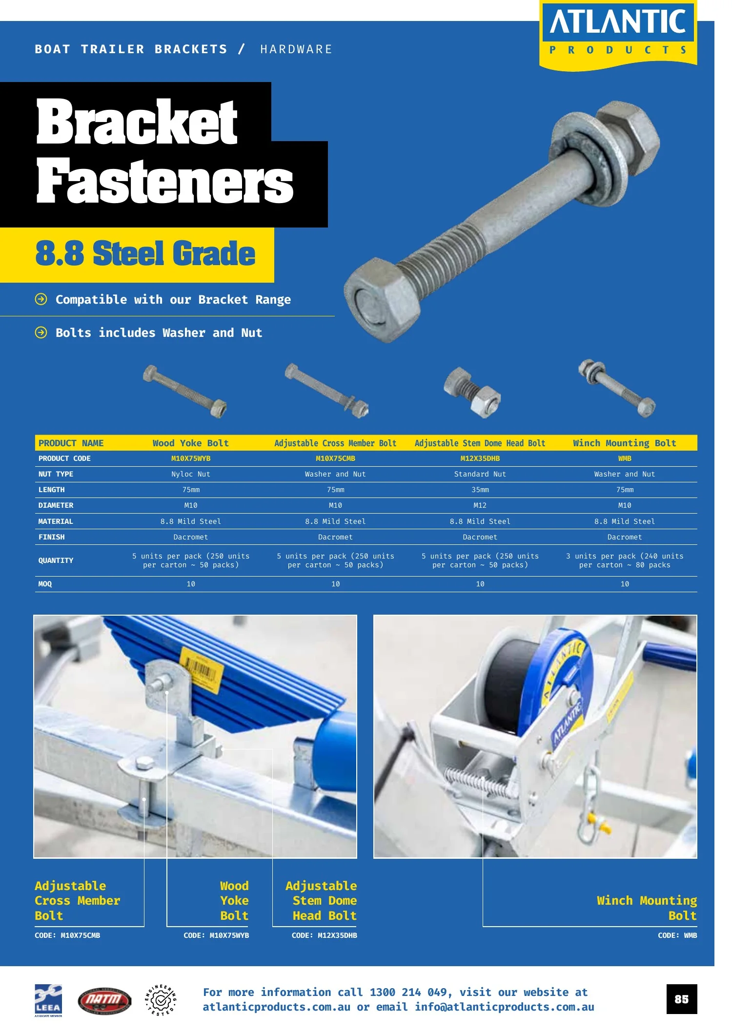Atlantic Products catalogue, page 85