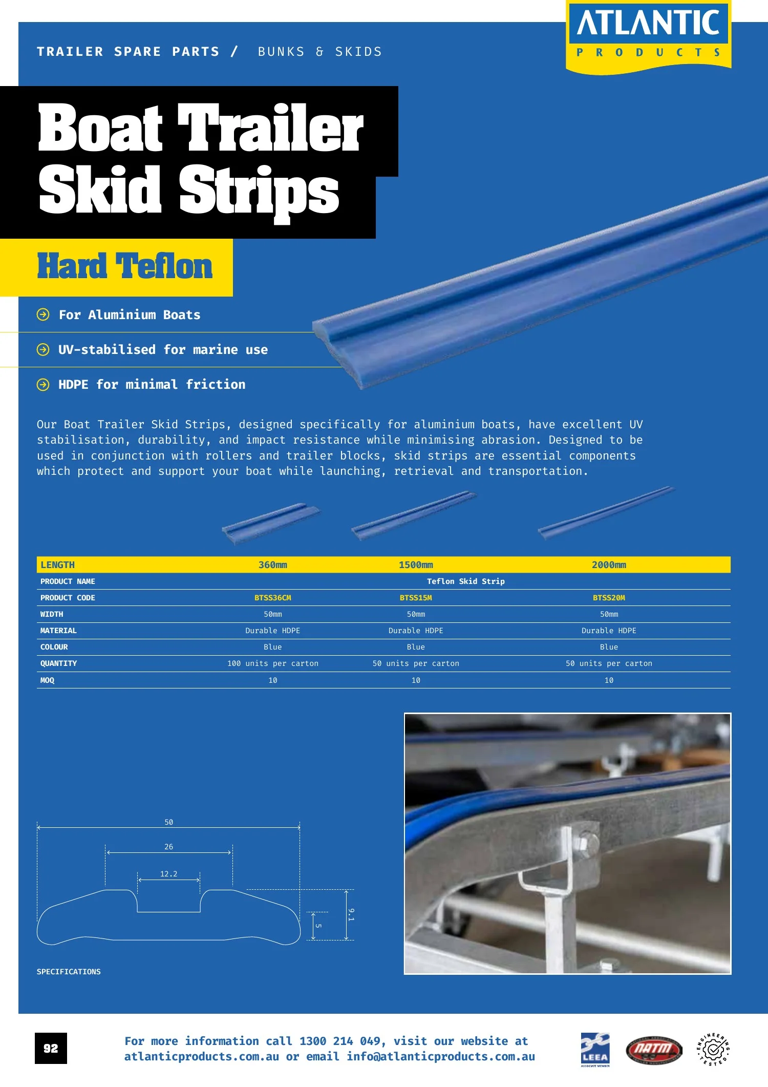 Atlantic Products catalogue, page 92