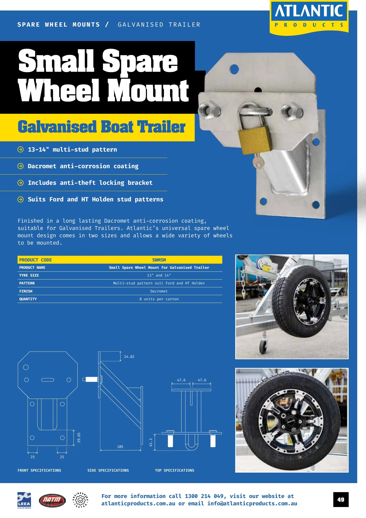Atlantic Products catalogue, page 49