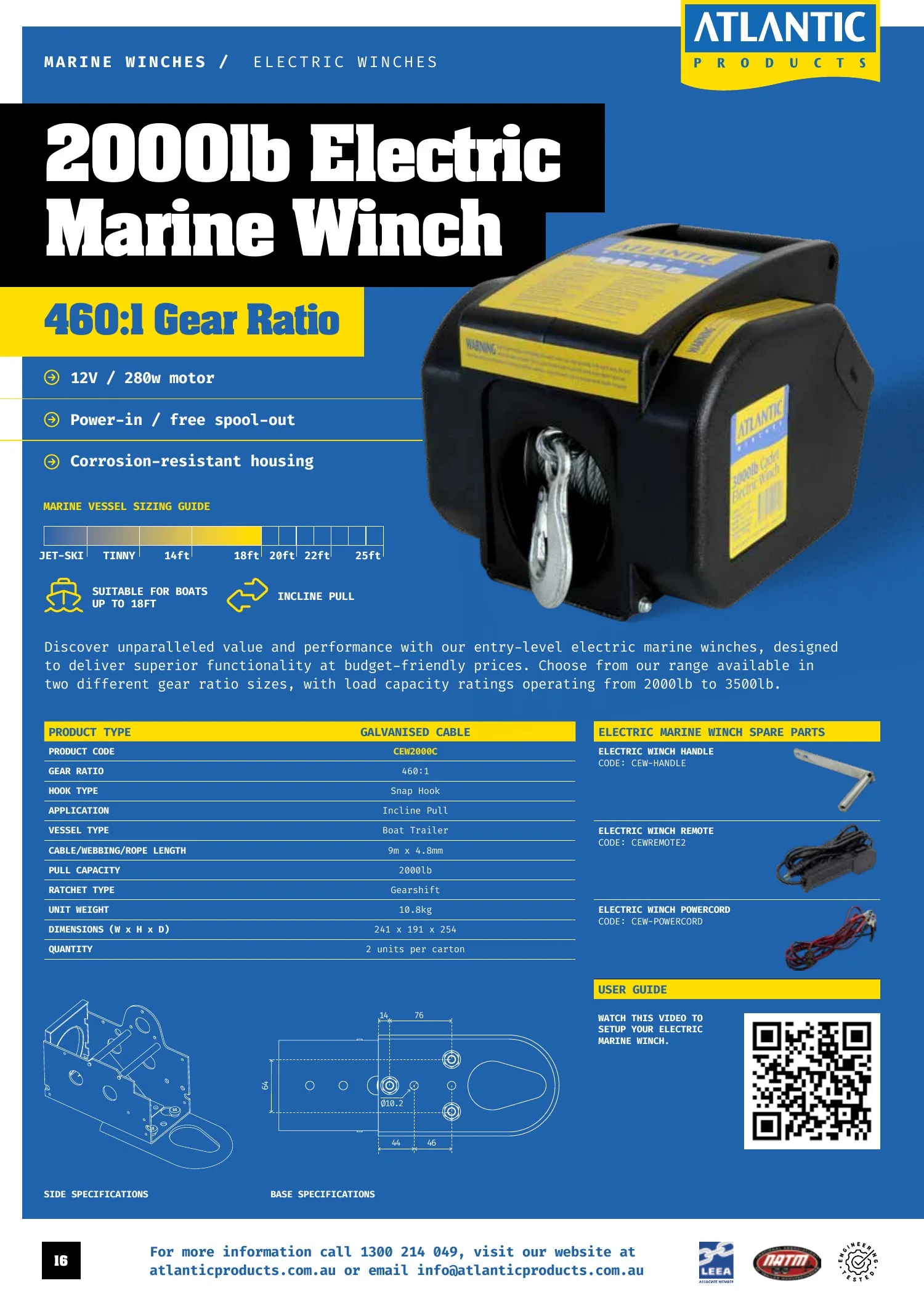 Atlantic Products catalogue, page 16