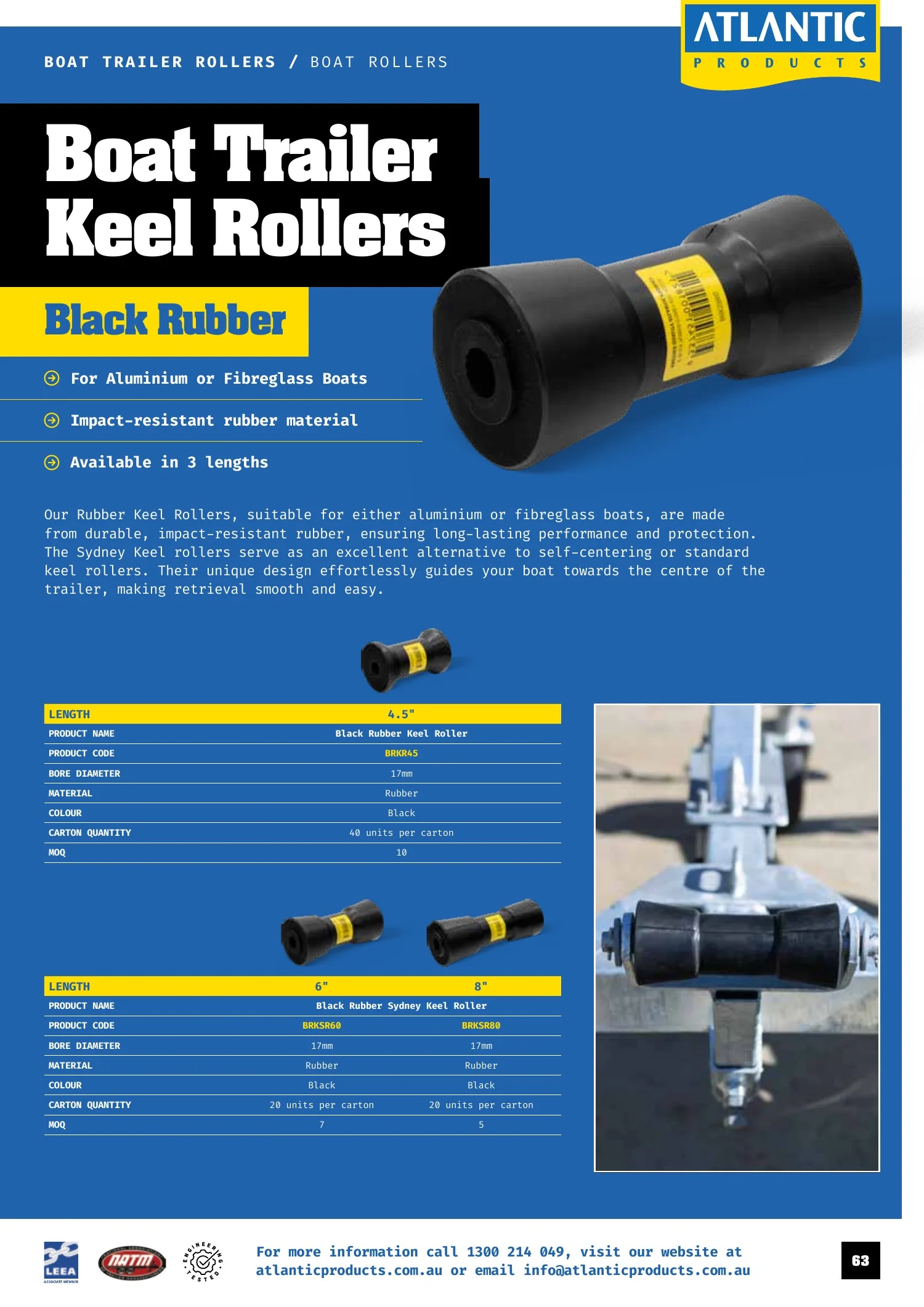 Atlantic Products catalogue, page 63
