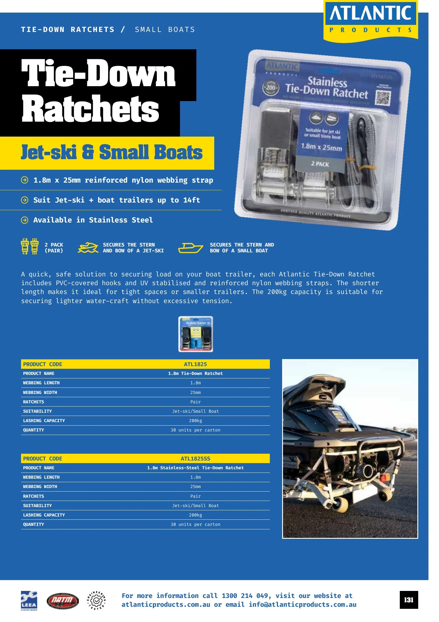 Atlantic Products catalogue, page 131