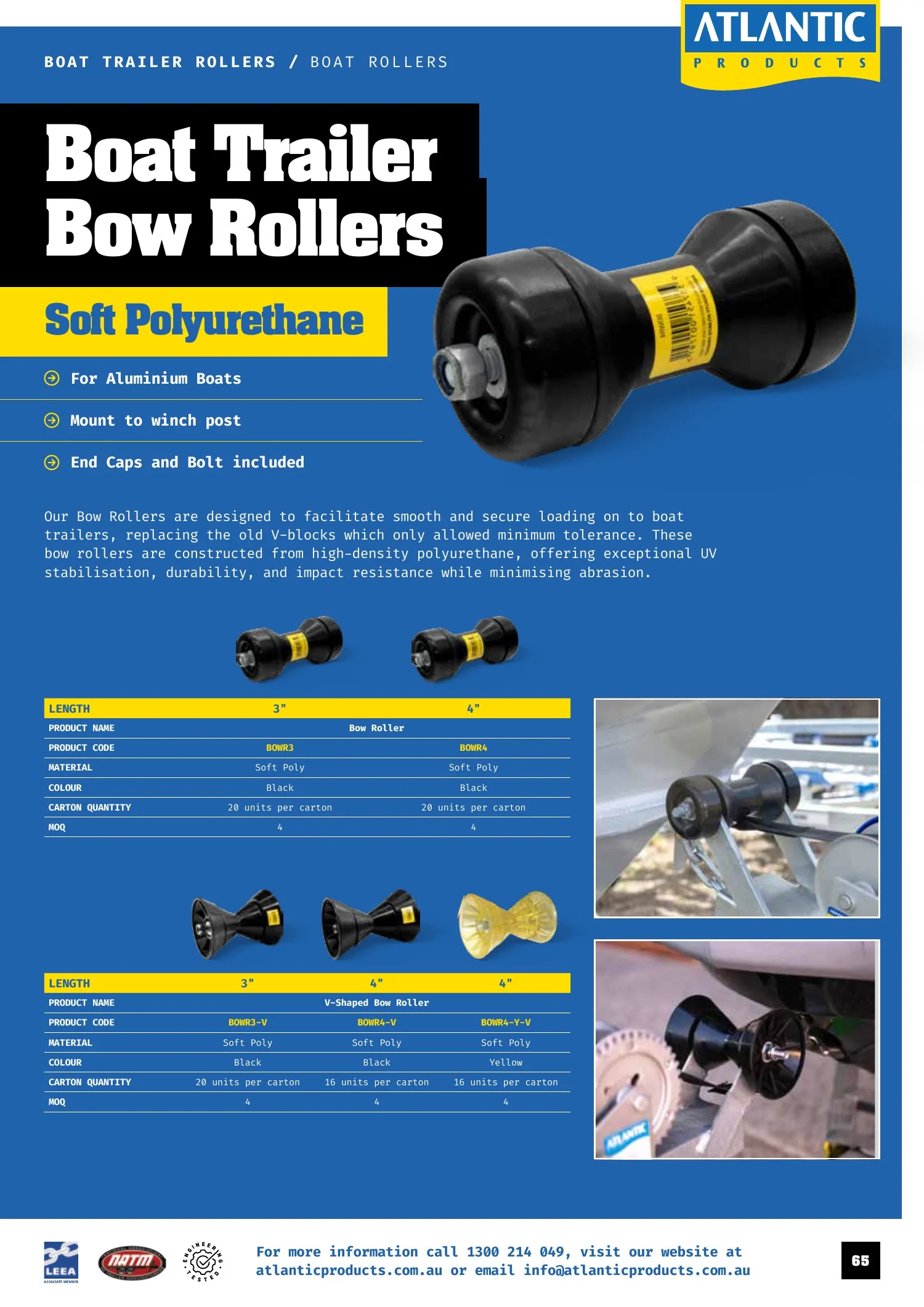 Atlantic Products catalogue, page 65