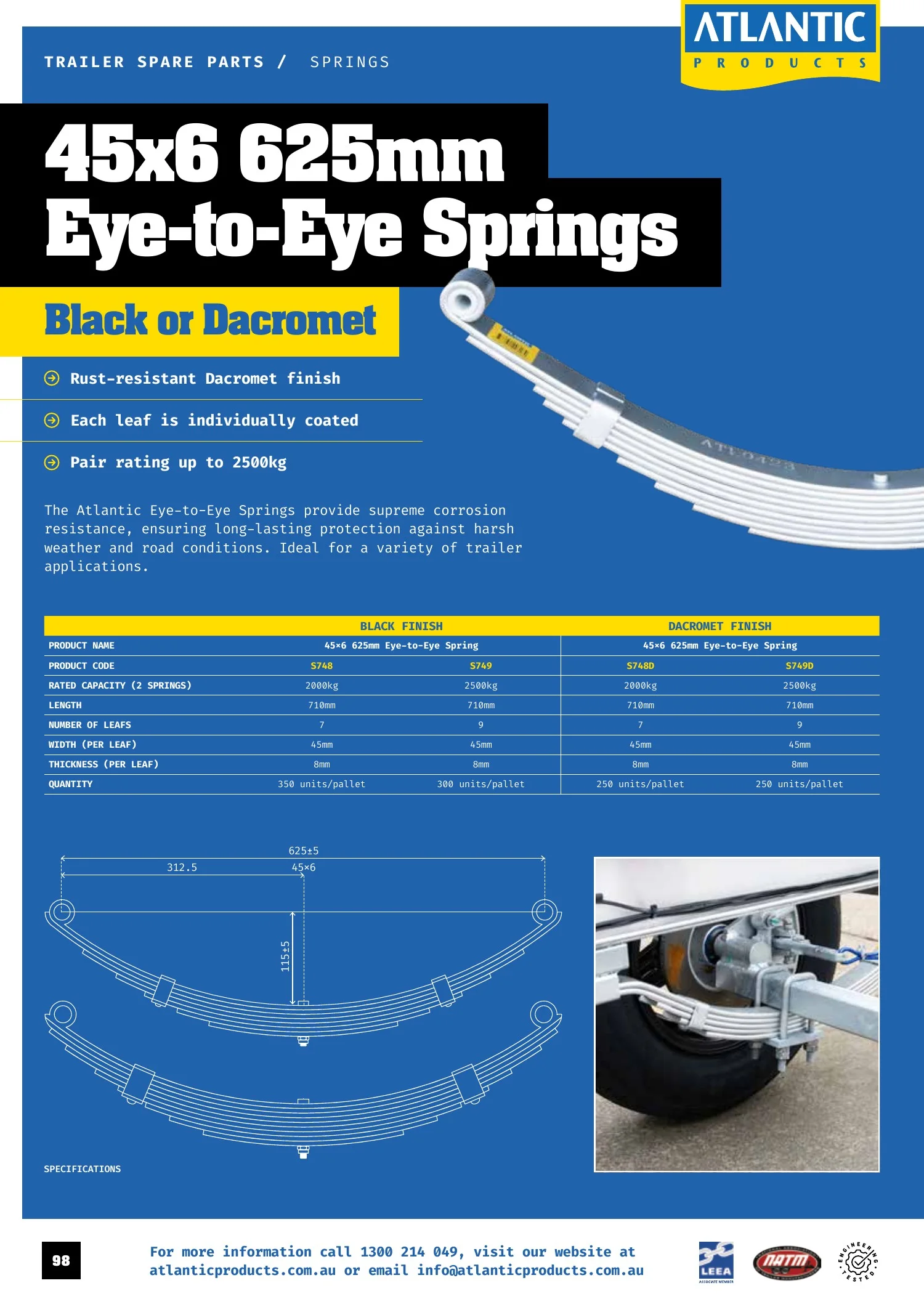 Atlantic Products catalogue, page 98
