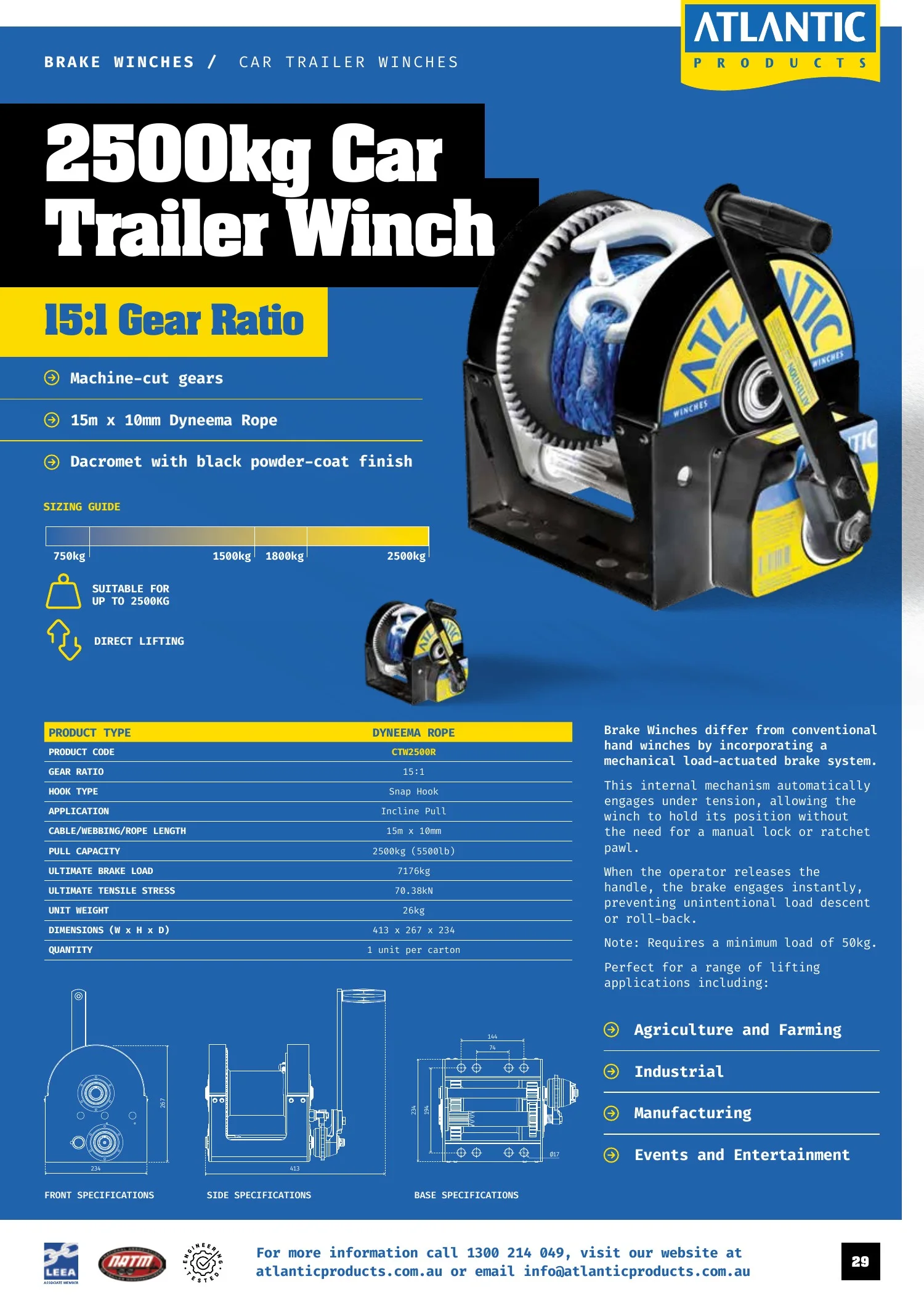 Atlantic Products catalogue, page 29