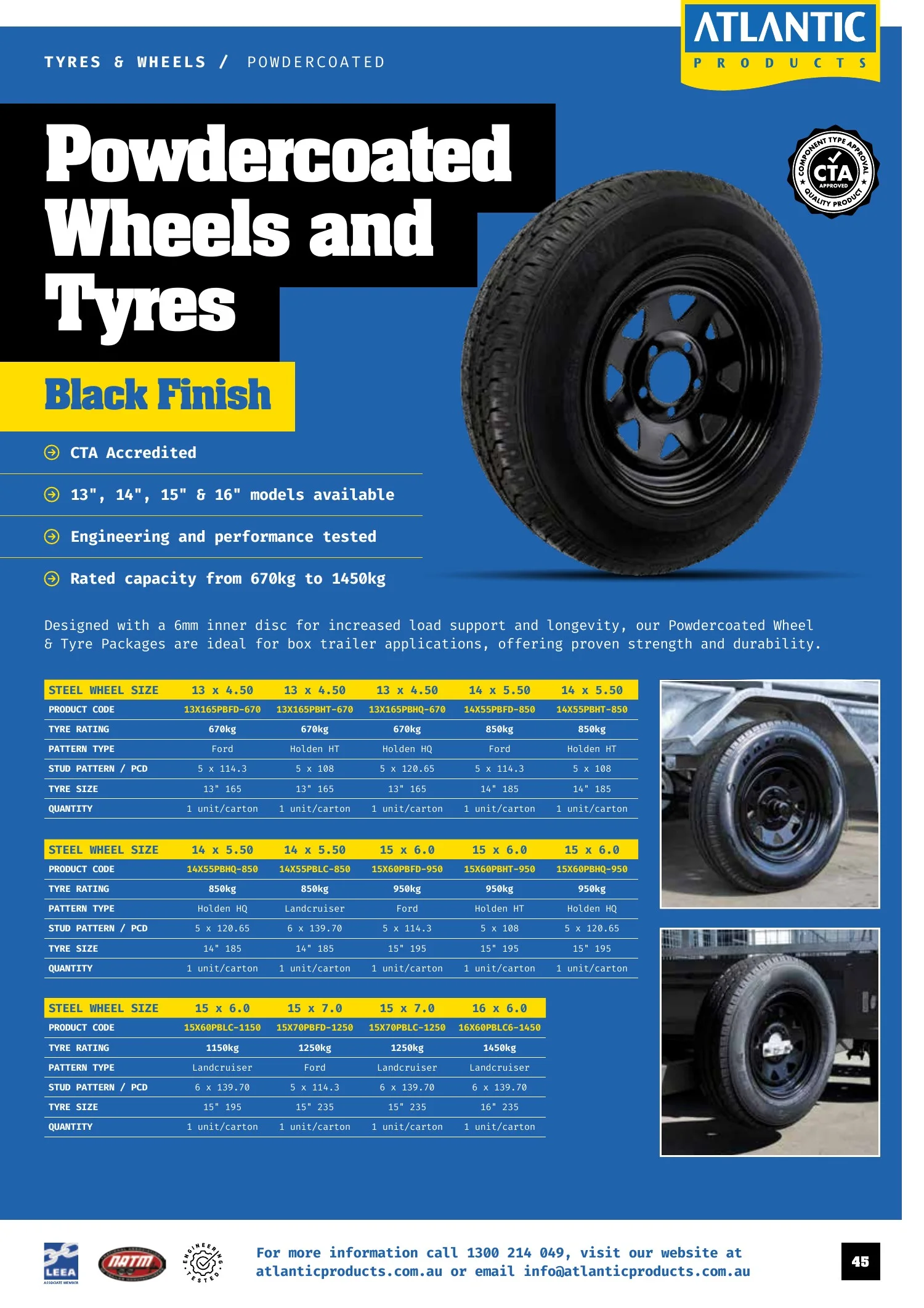 Atlantic Products catalogue, page 45