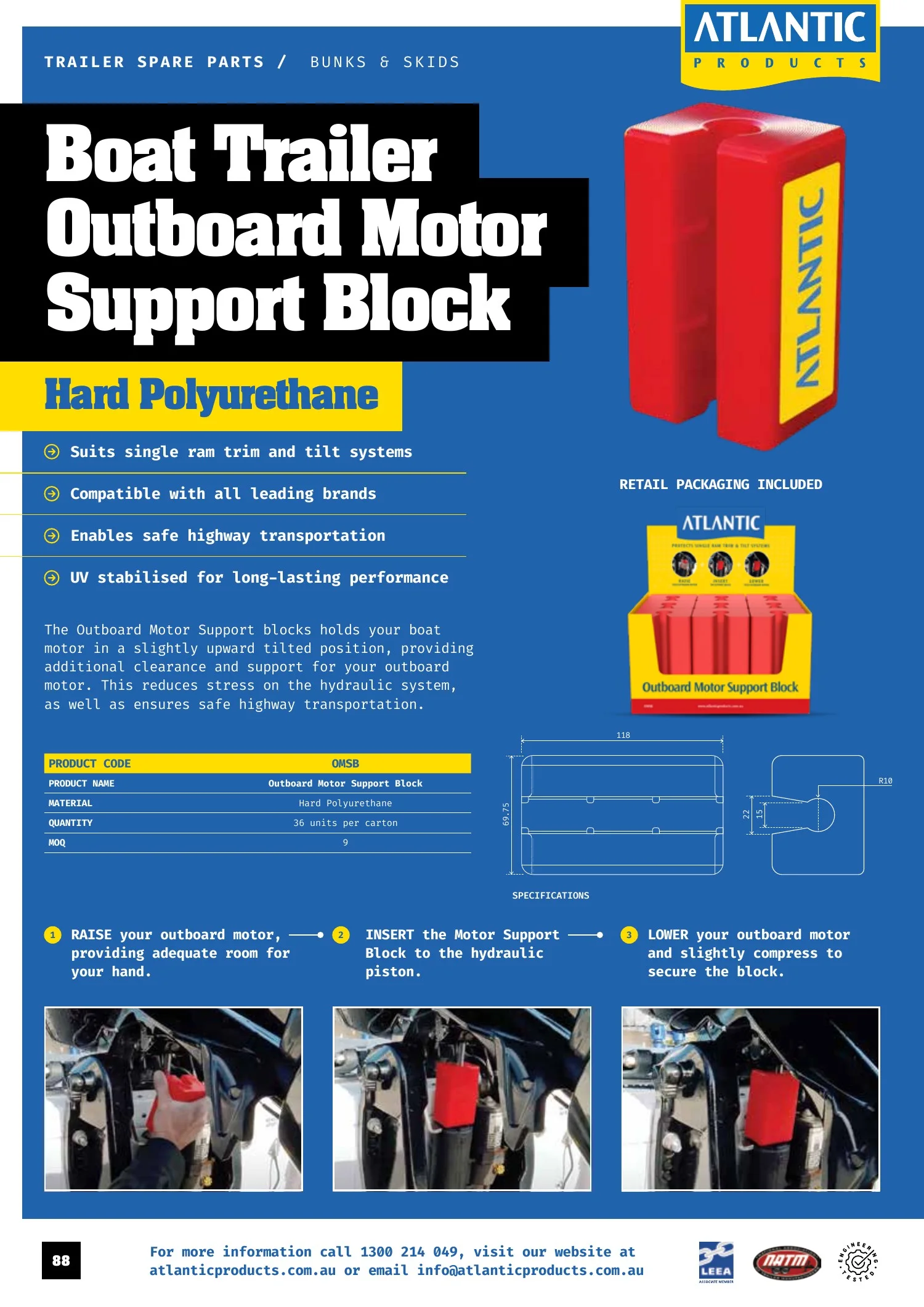 Atlantic Products catalogue, page 88