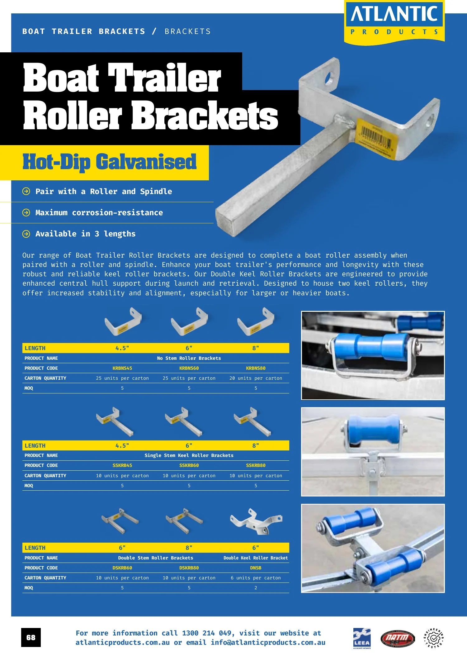 Atlantic Products catalogue, page 68
