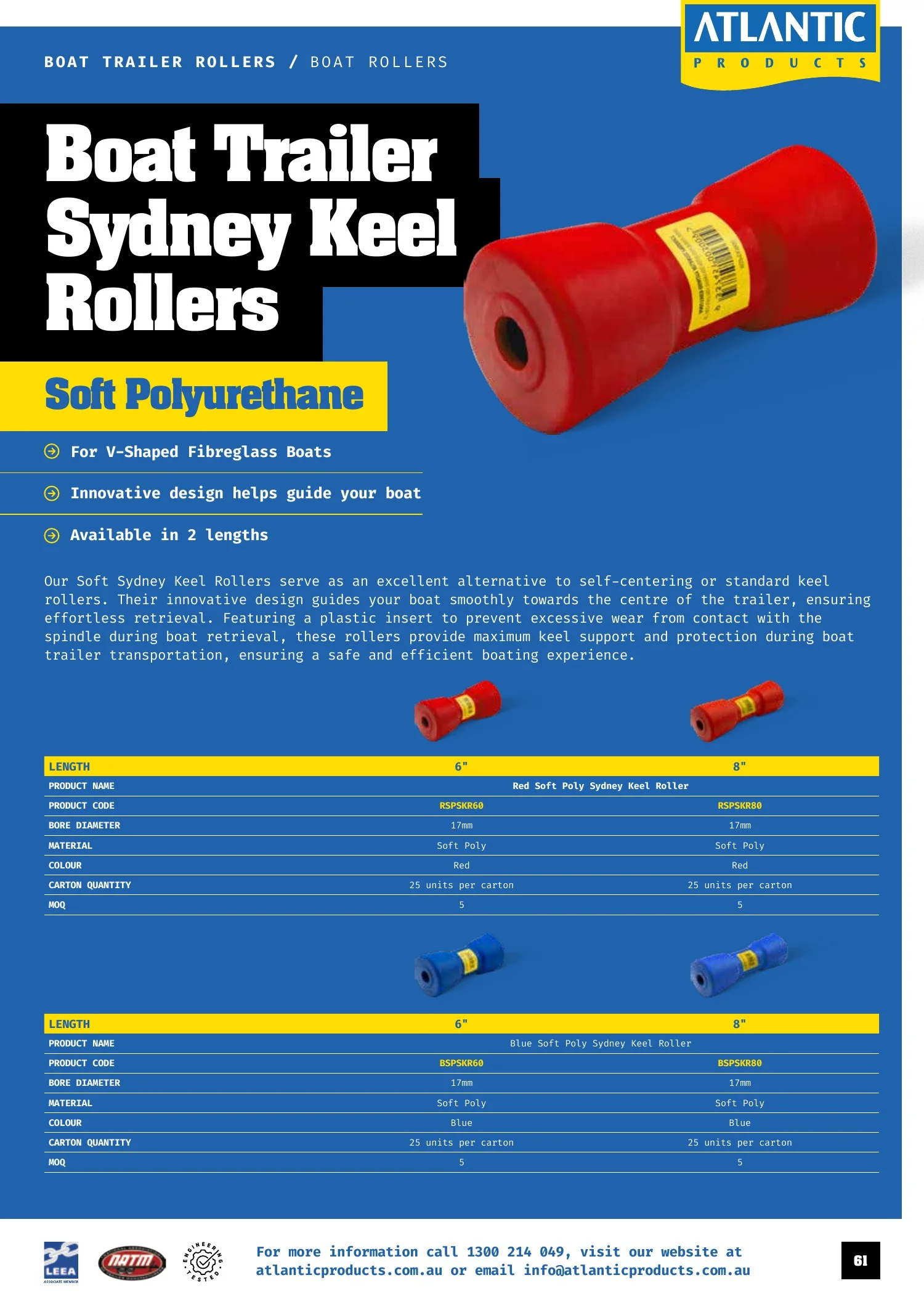 Atlantic Products catalogue, page 61