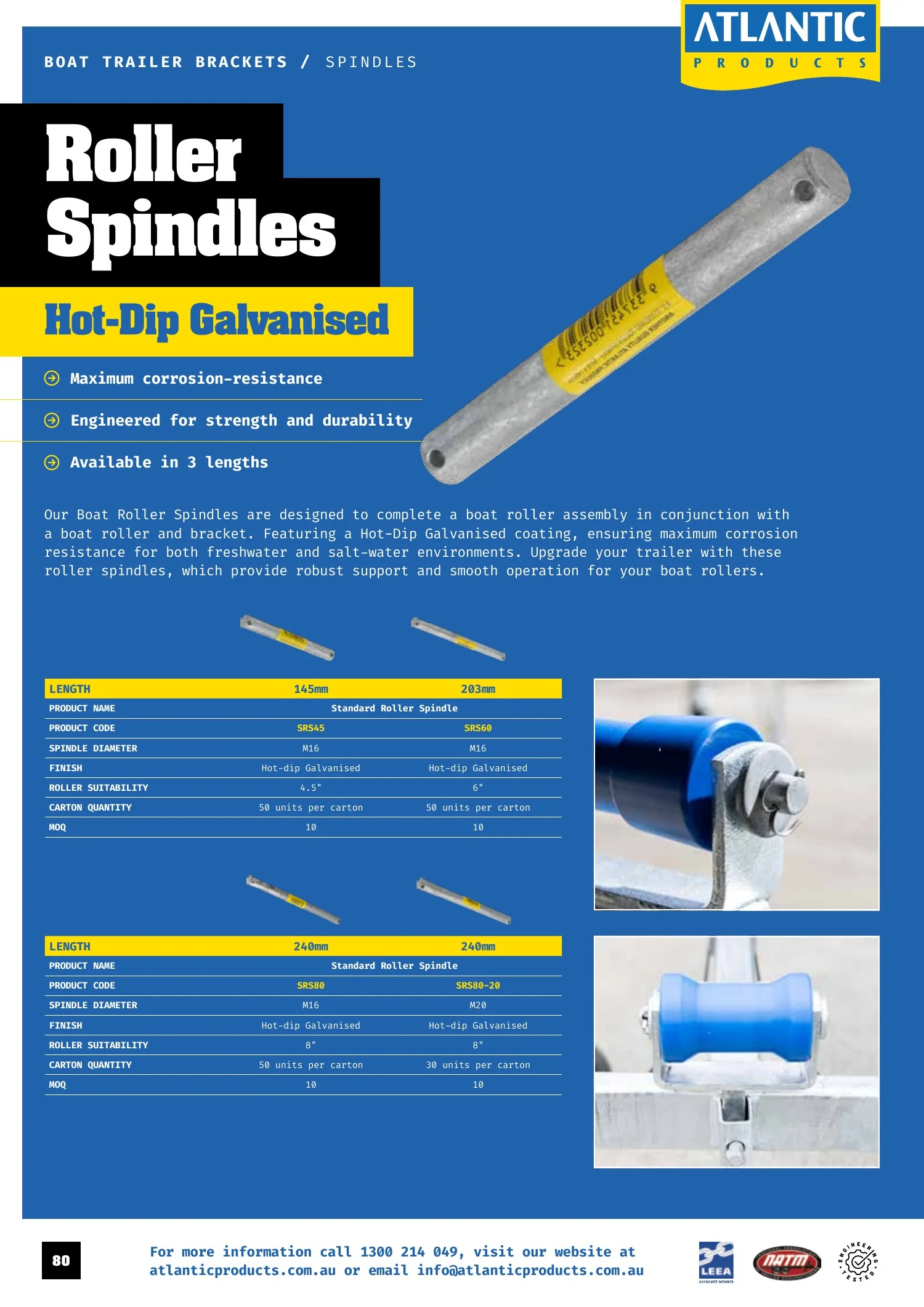 Atlantic Products catalogue, page 80