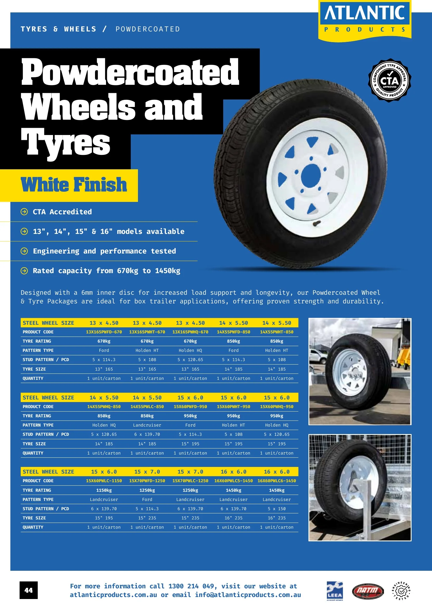 Atlantic Products catalogue, page 44